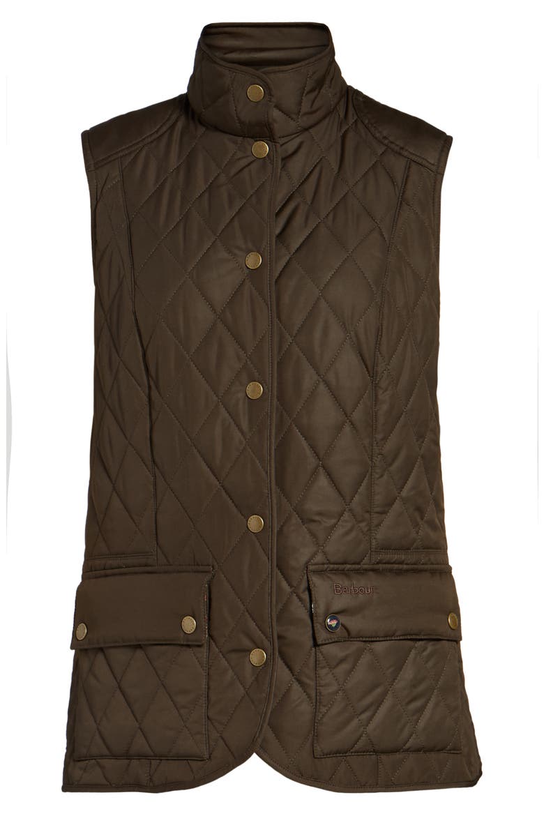 Saddleworth Quilted Vest, Alternate, color, OLIVE