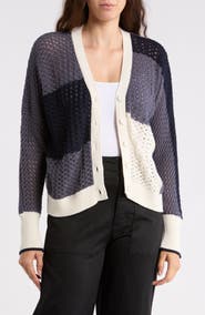 Splendid Addy Colorblock Cotton Cardigan