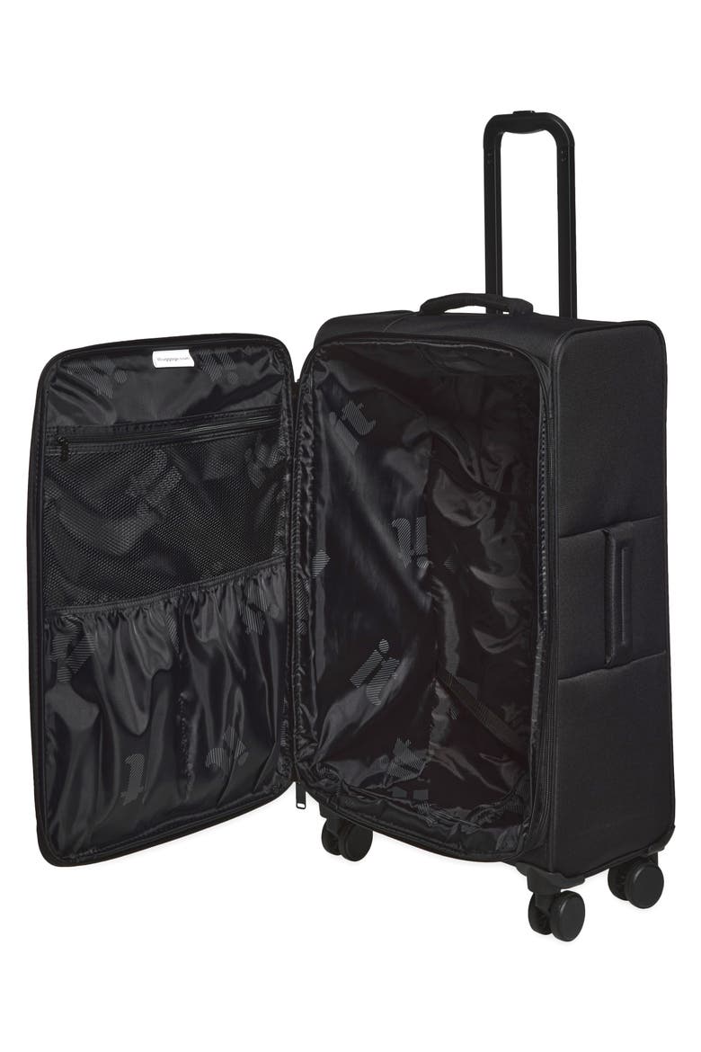 Lineation 25-Inch Softside Suitcase, Alternate, color, BLACK