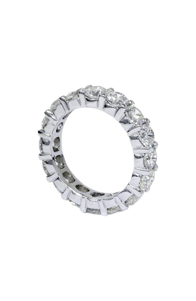 Bliss Diamond 5Ct Diamond Eternity Ring 14k White Gold Lab Grown Women's Stackable Band, Alternate, color, 