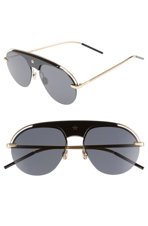 Women's 15mm Diorevols Metal Aviator Sunglasses