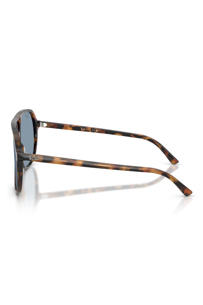 Bill 56mm Aviator Sunglasses, Alternate, color, LIGHT HAVANA / BLUE