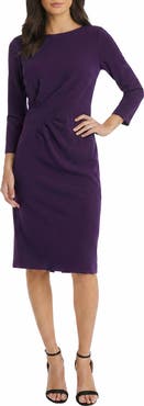 Maggy London Scuba Knit Sheath Dress