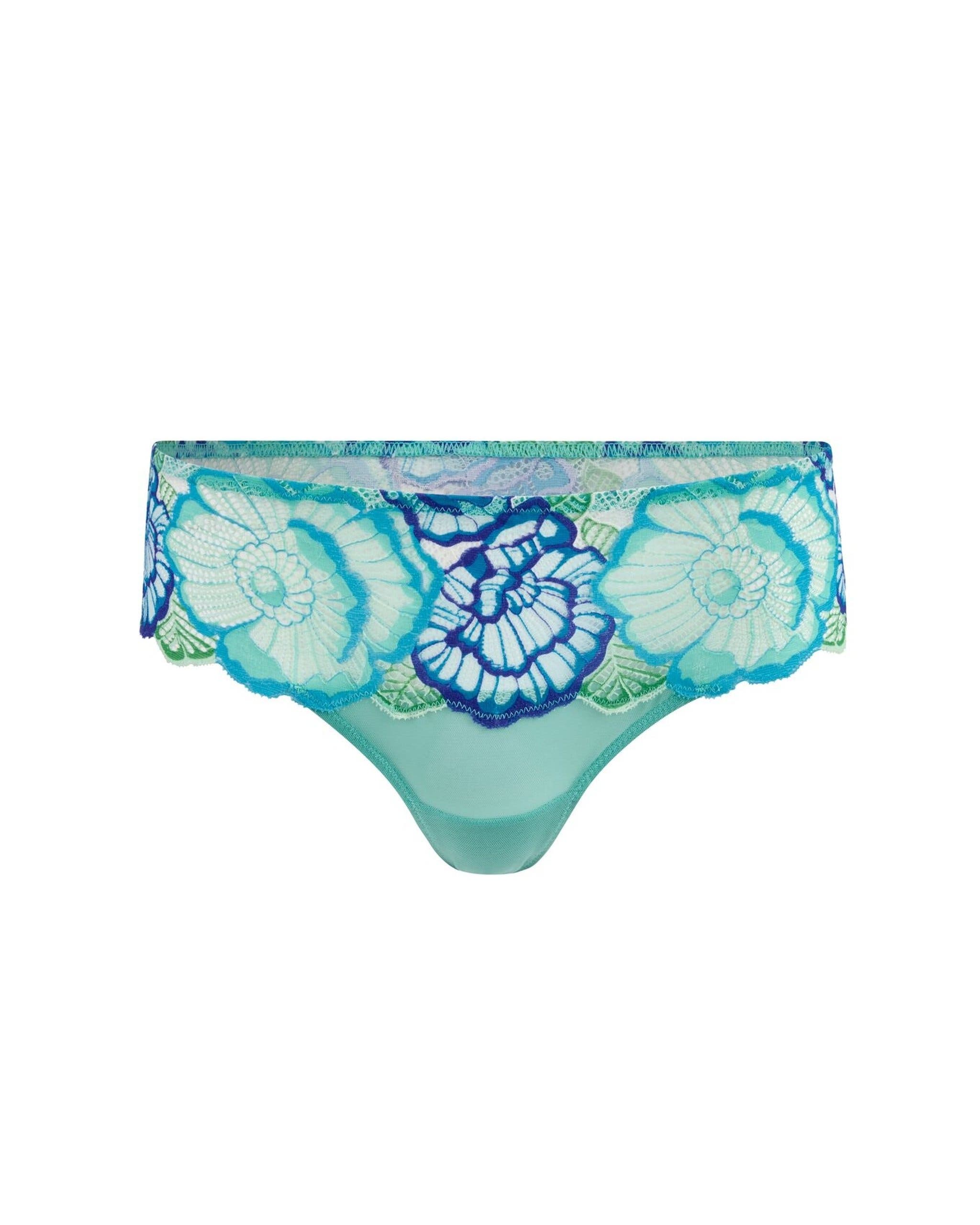 selected Floral blue