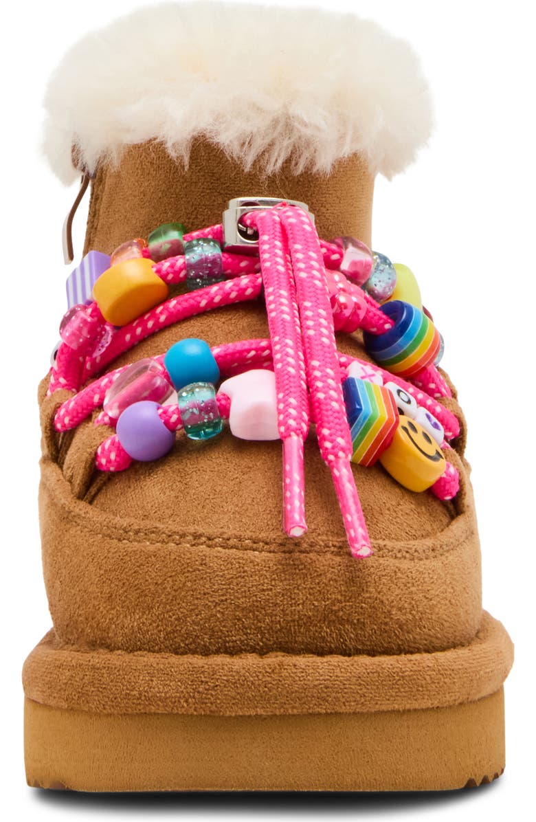 Steve Madden Kids' TGlazer Faux Fur Lined Boot, Alternate, color, Cognac