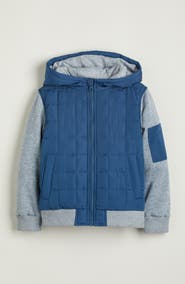 Tucker + Tate Kids' Summit Crest Mixed Media Jacket