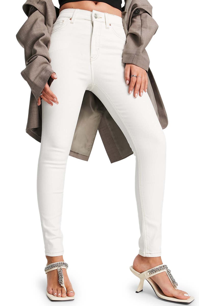 Topshop Jamie High Waist Ankle Skinny Jeans, Main, color,