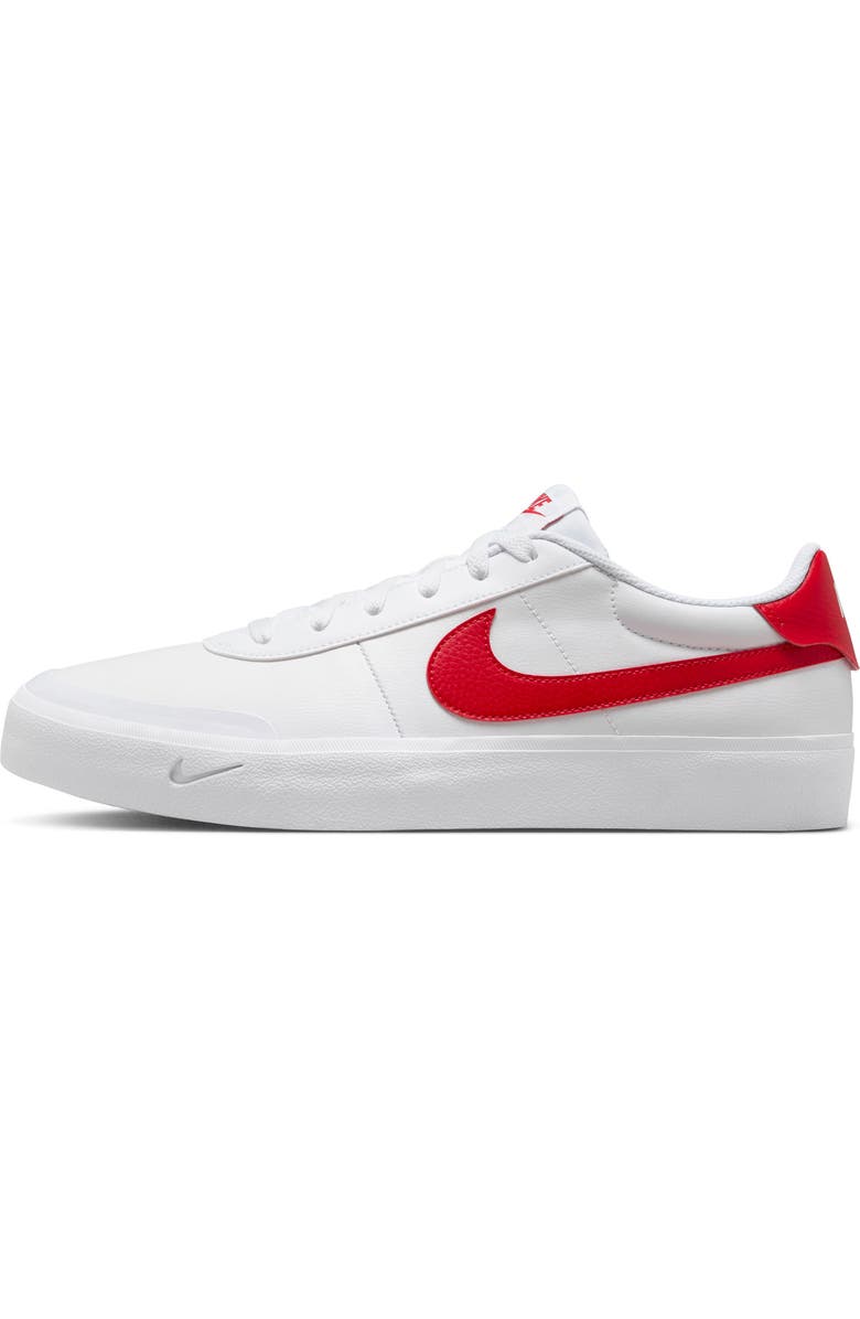 Nike Court Shot Low Top Sneaker, Alternate, color, White/ University Red
