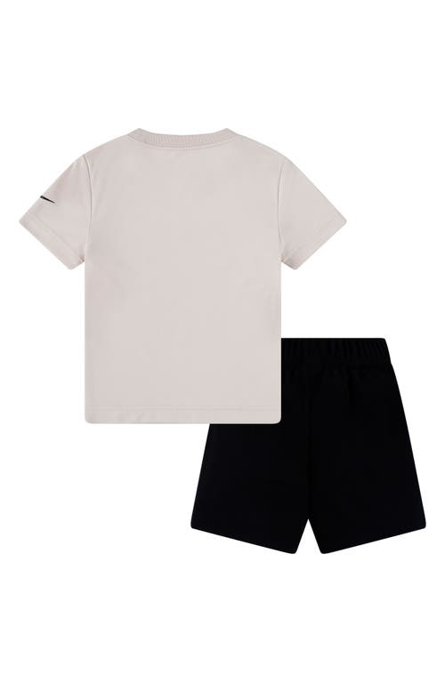 3 Brand All In Graphic T-shirt & Shorts Set In Desert Sand