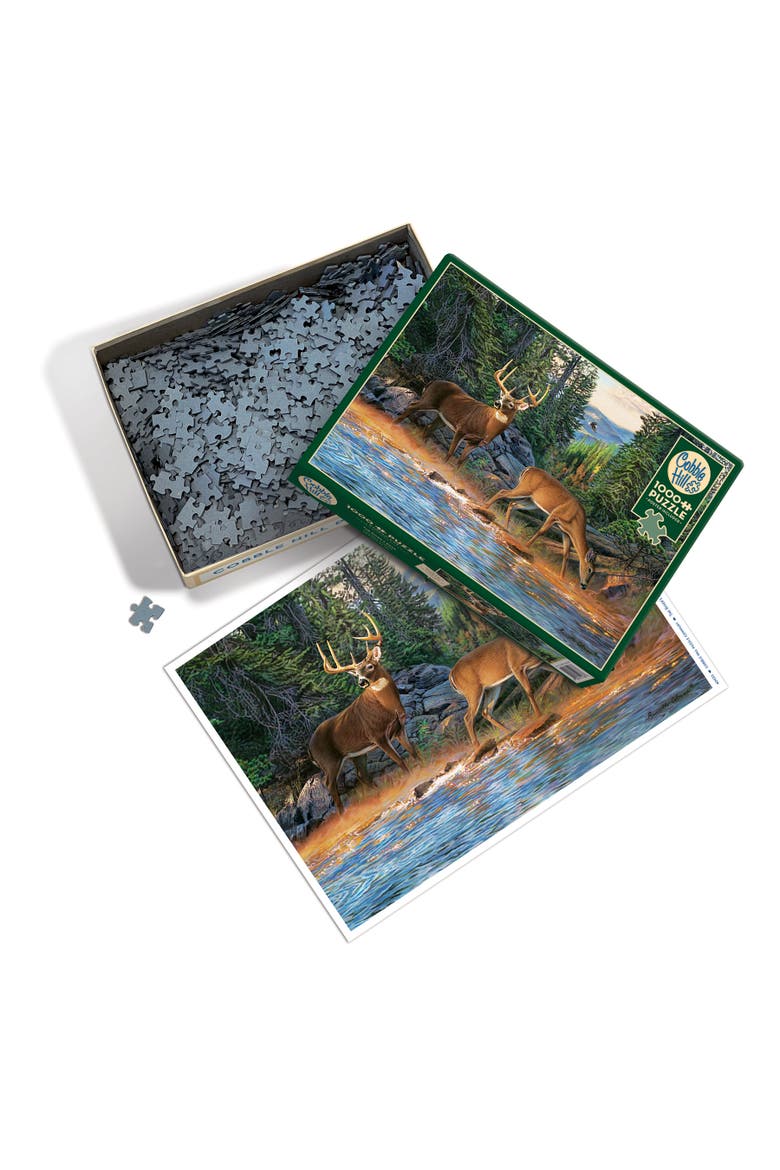 The River's Edge High Quality Jigsaw 1000 Piece Puzzle, Alternate, color, Multicolored