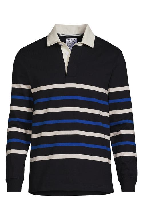 LANDS' END LANDS' END LONG SLEEVE RUGBY SHIRT 