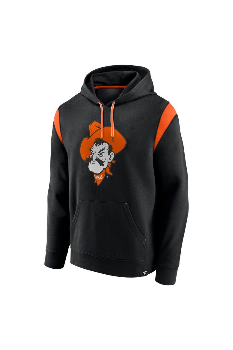 Men's Fanatics Branded Black Oklahoma State Cowboys Gym Rat Pullover Hoodie, Alternate, color, Black