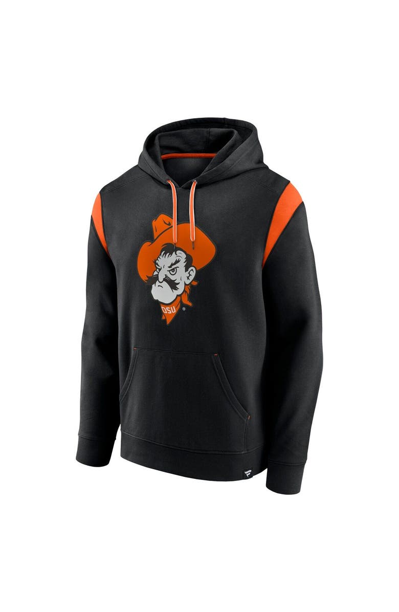 FANATICS Men's Fanatics Branded Black Oklahoma State Cowboys Gym Rat Pullover Hoodie, Alternate, color, Black