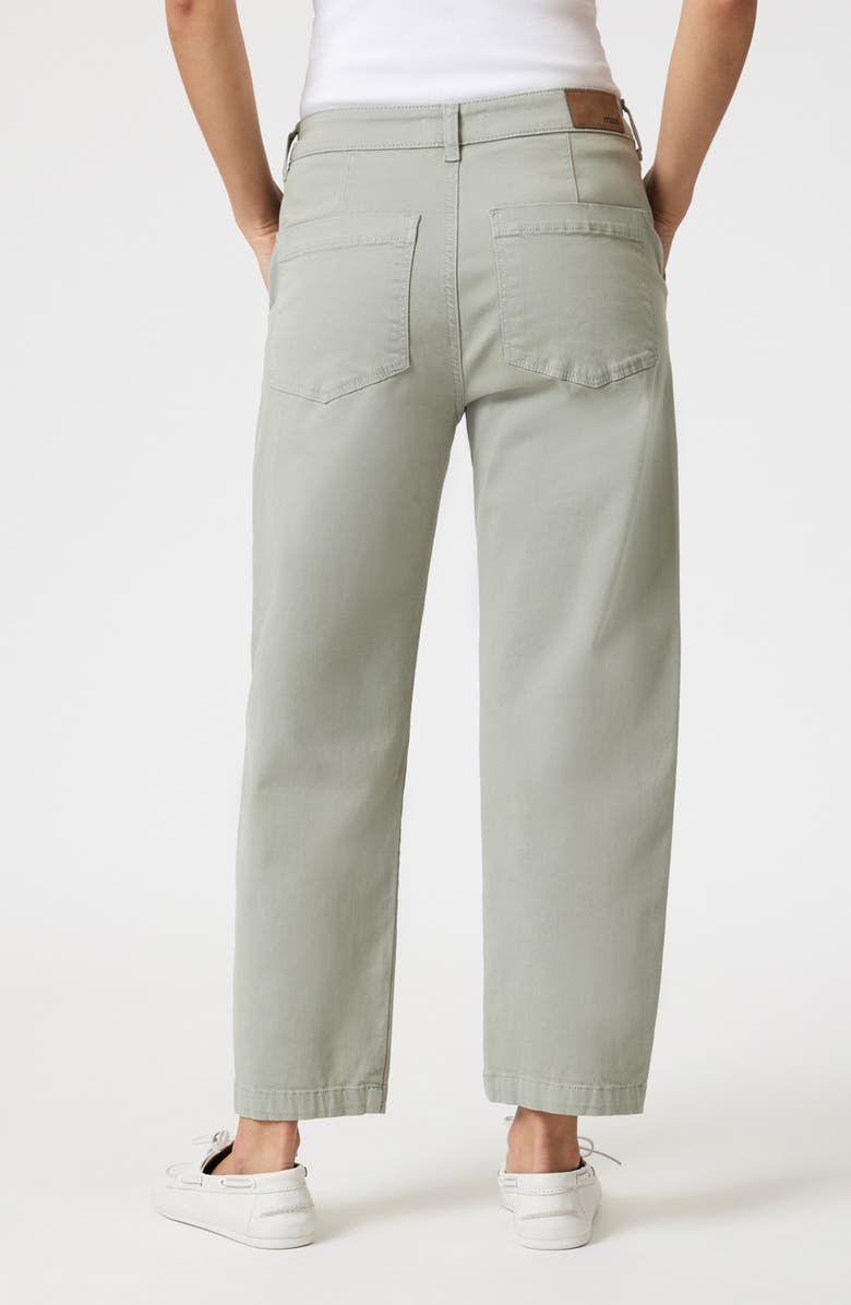 Mavi Jeans Lauren Stretch Cotton Twill Pants, Alternate, color, Lint Casual Twill