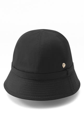 Helen Kaminski Alizee Canvas Bucket Hat In Black