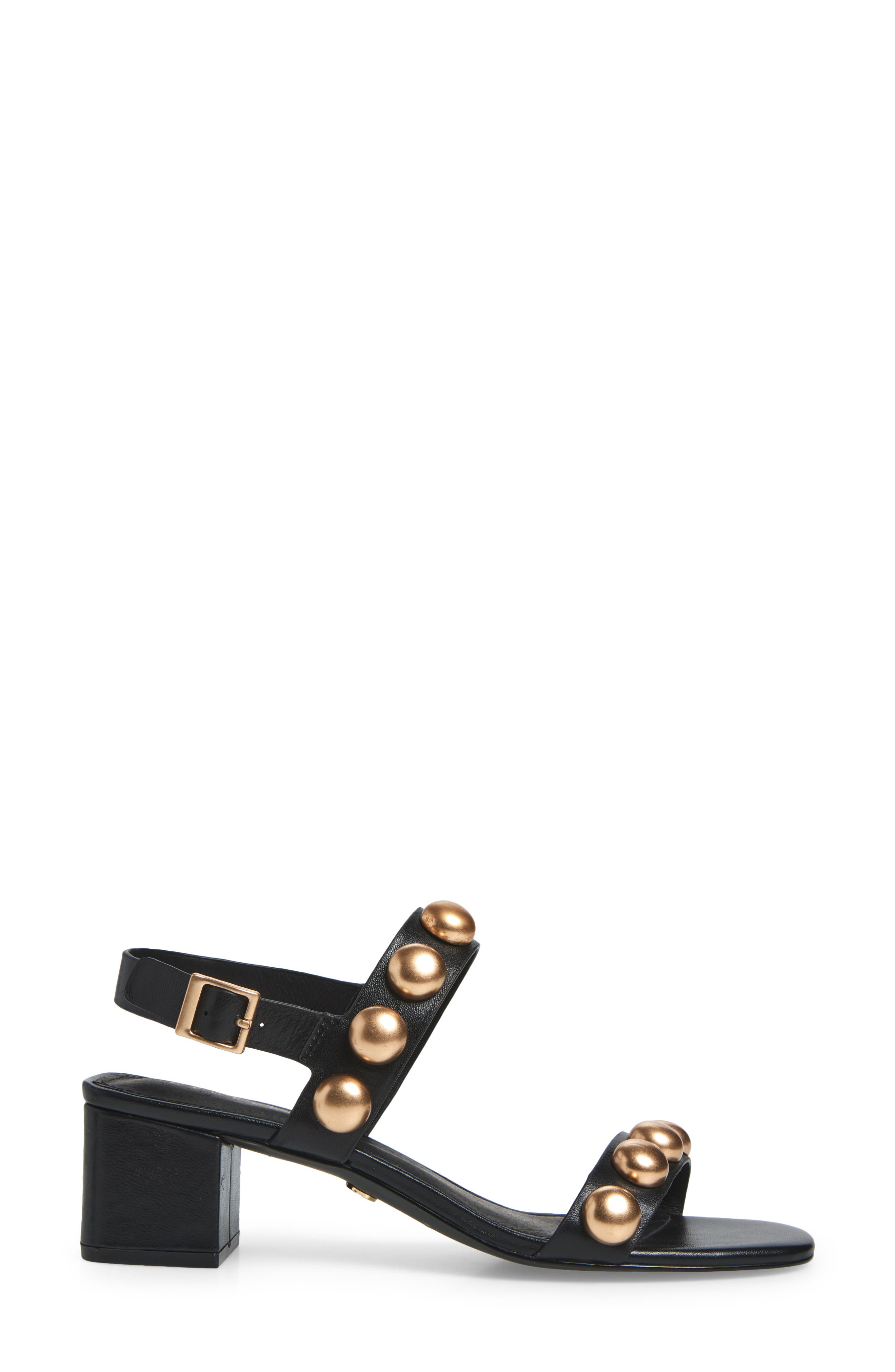 Cecelia New York Rally Slingback Sandal, Alternate, color, Black Stud