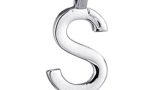 Adornia Initial Pendant Layered Chain Necklace In Silver
