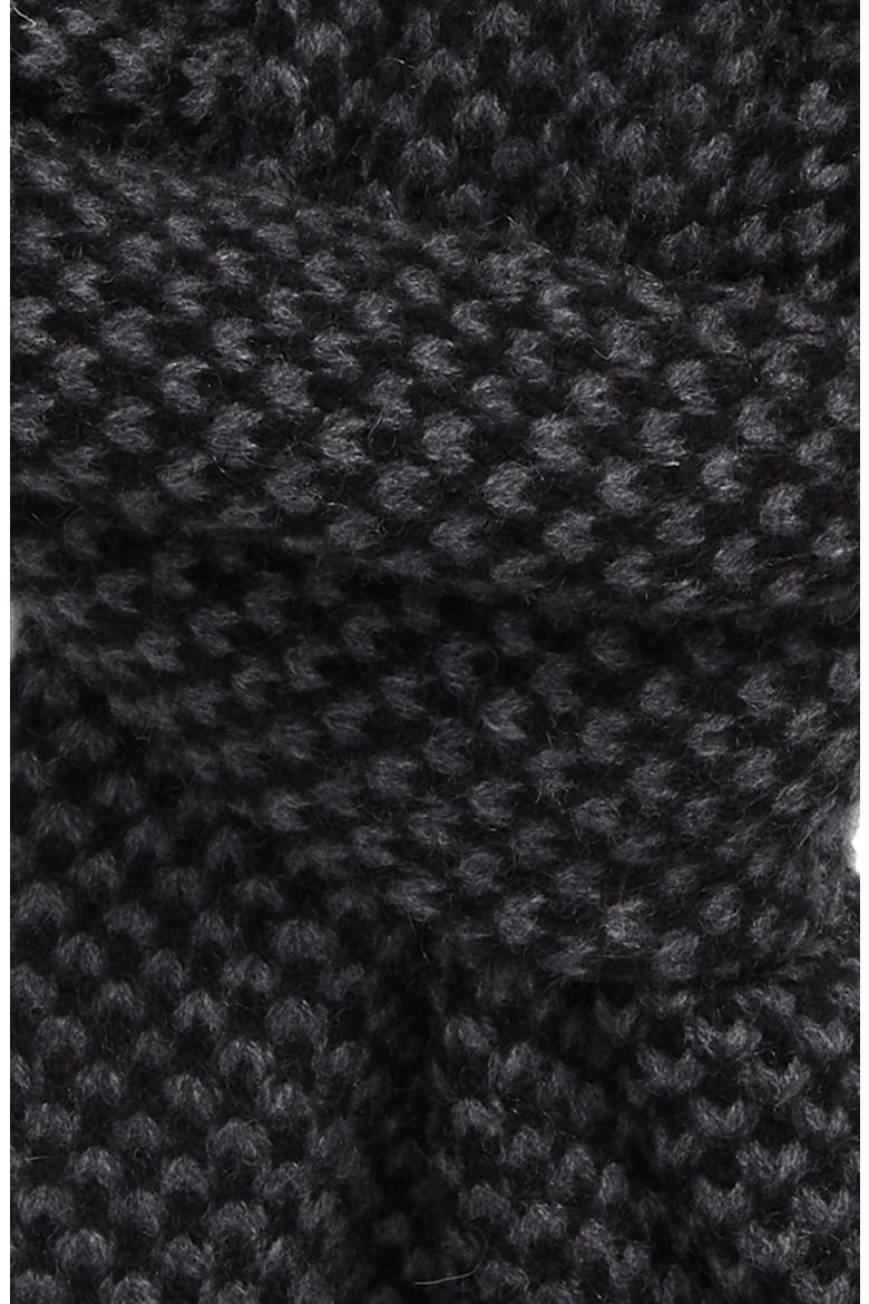 Cashmere Scarf, Alternate, color, BLACK/ GREY