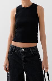 Scalpers Rib Gather Side Tee