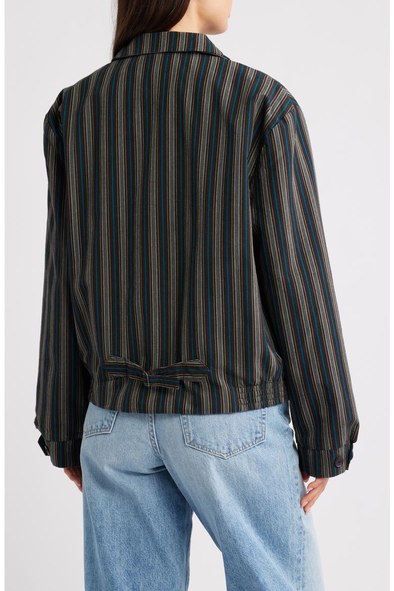 Vandyke Jacquard Jacket, Alternate, color, STRIPE JACQUARD