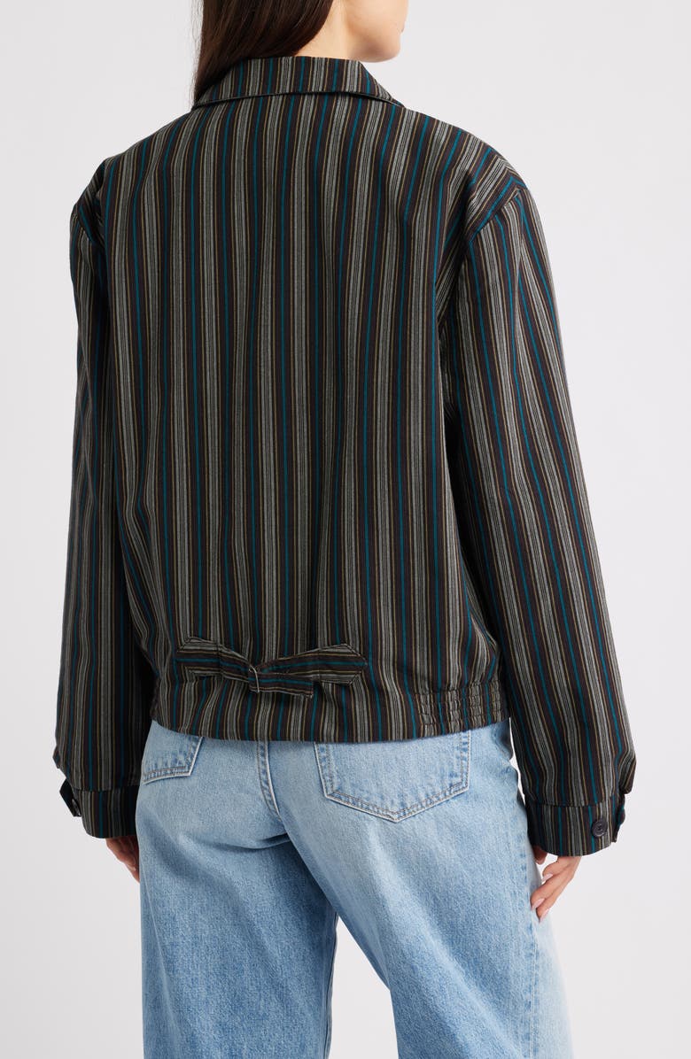 Gender Inclusive Vandyke Stripe Jacquard Jacket