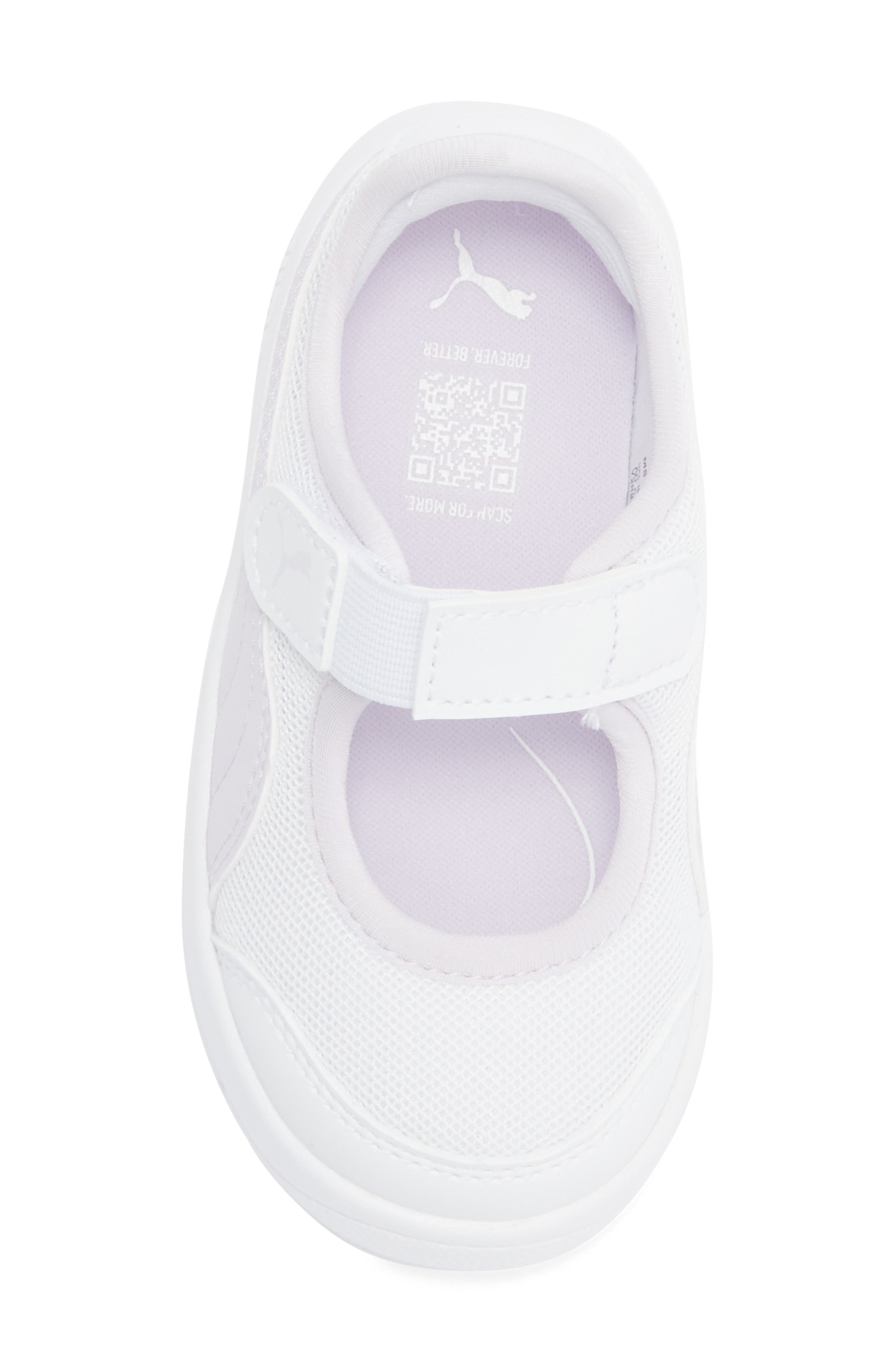 PUMA Kids' Courtflex v3 Sneaker, Alternate, color, Puma White/ Lilac