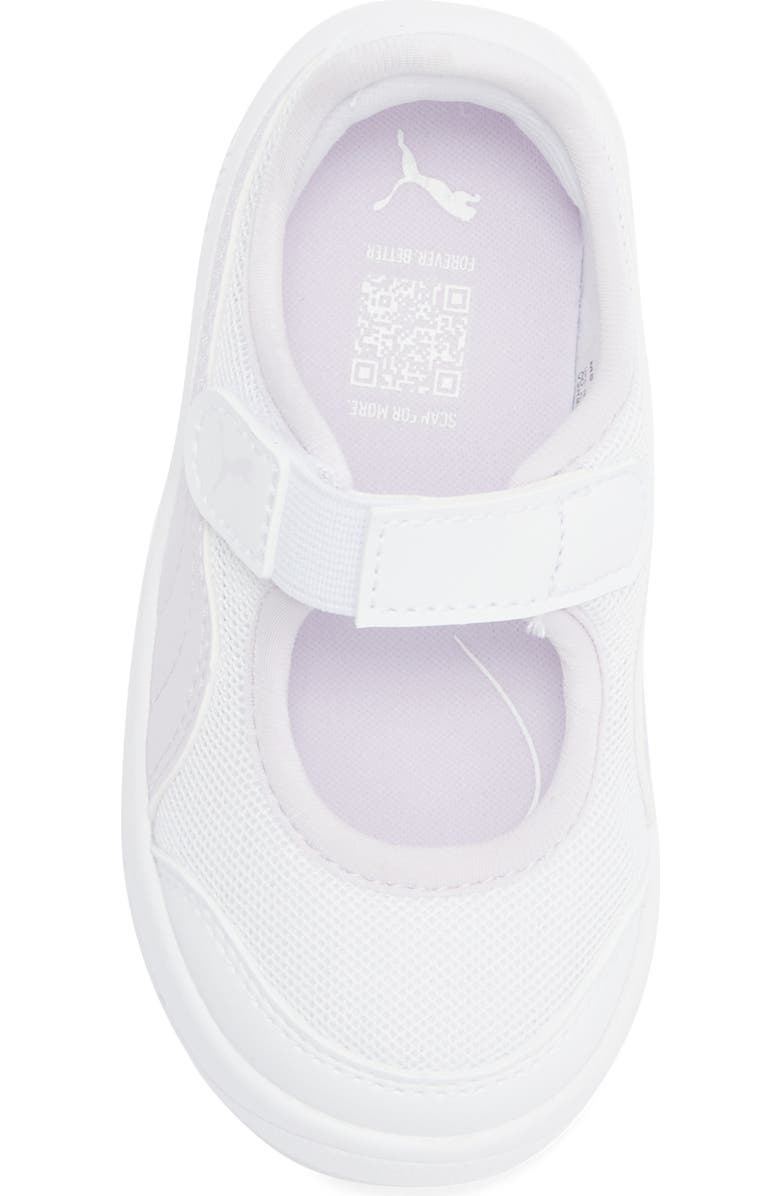 PUMA Kids' Courtflex v3 Sneaker, Alternate, color, Puma White/ Lilac