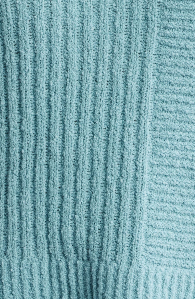 Eileen Fisher Crewneck Rib Organic Cotton Blend Sweater, Alternate, color, Seafoam