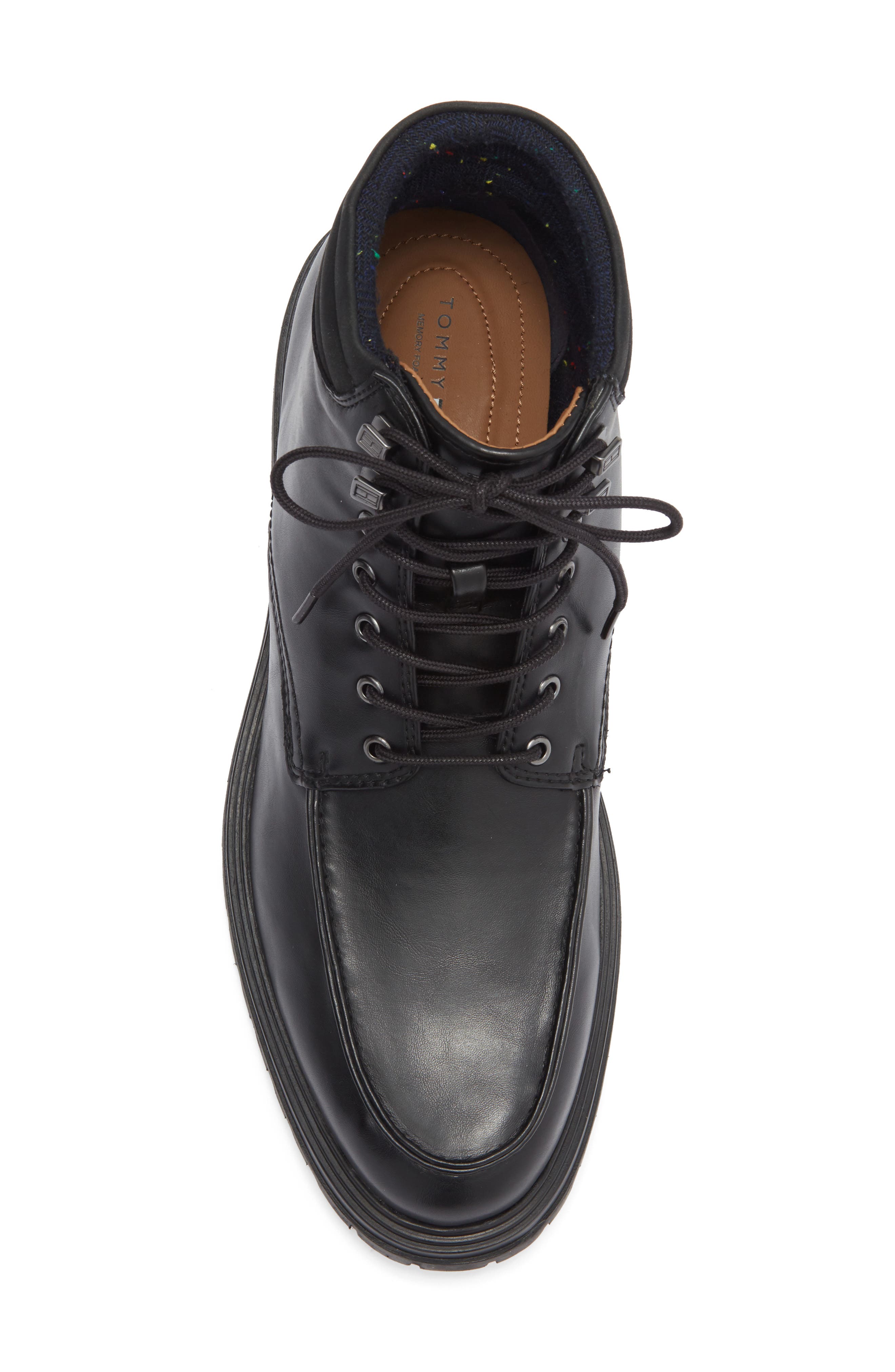 Tommy Hilfiger Gonzal Lace-Up Boot, Alternate, color, Black