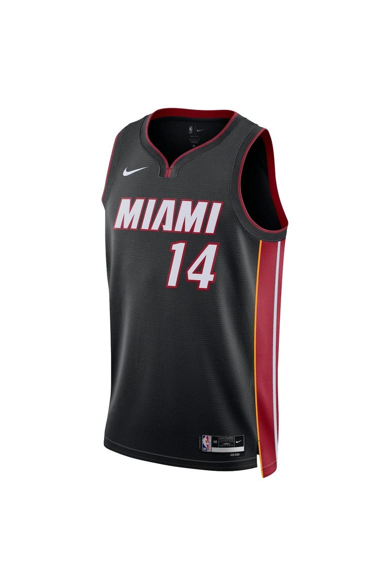 Unisex Nike Tyler Herro Black Miami Heat Swingman Jersey - Icon Edition, Alternate, color, Black