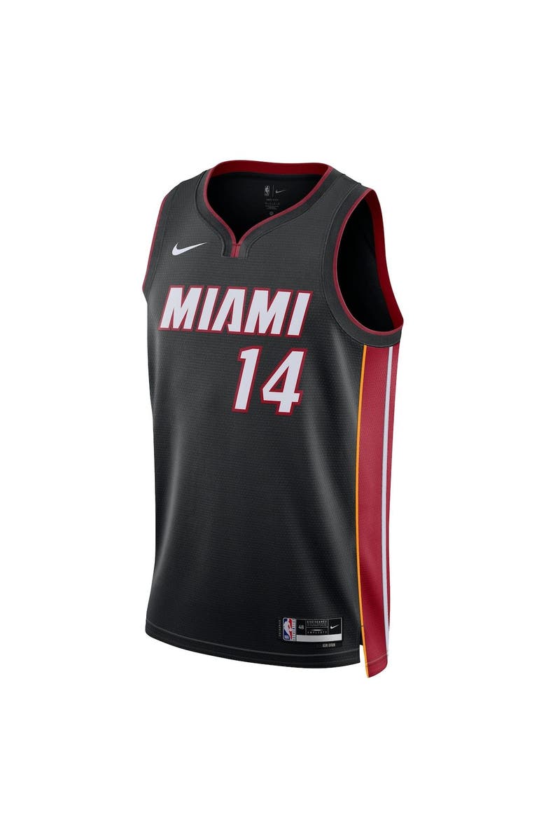 Nike Unisex Nike Tyler Herro Black Miami Heat Swingman Jersey - Icon Edition, Alternate, color, Black