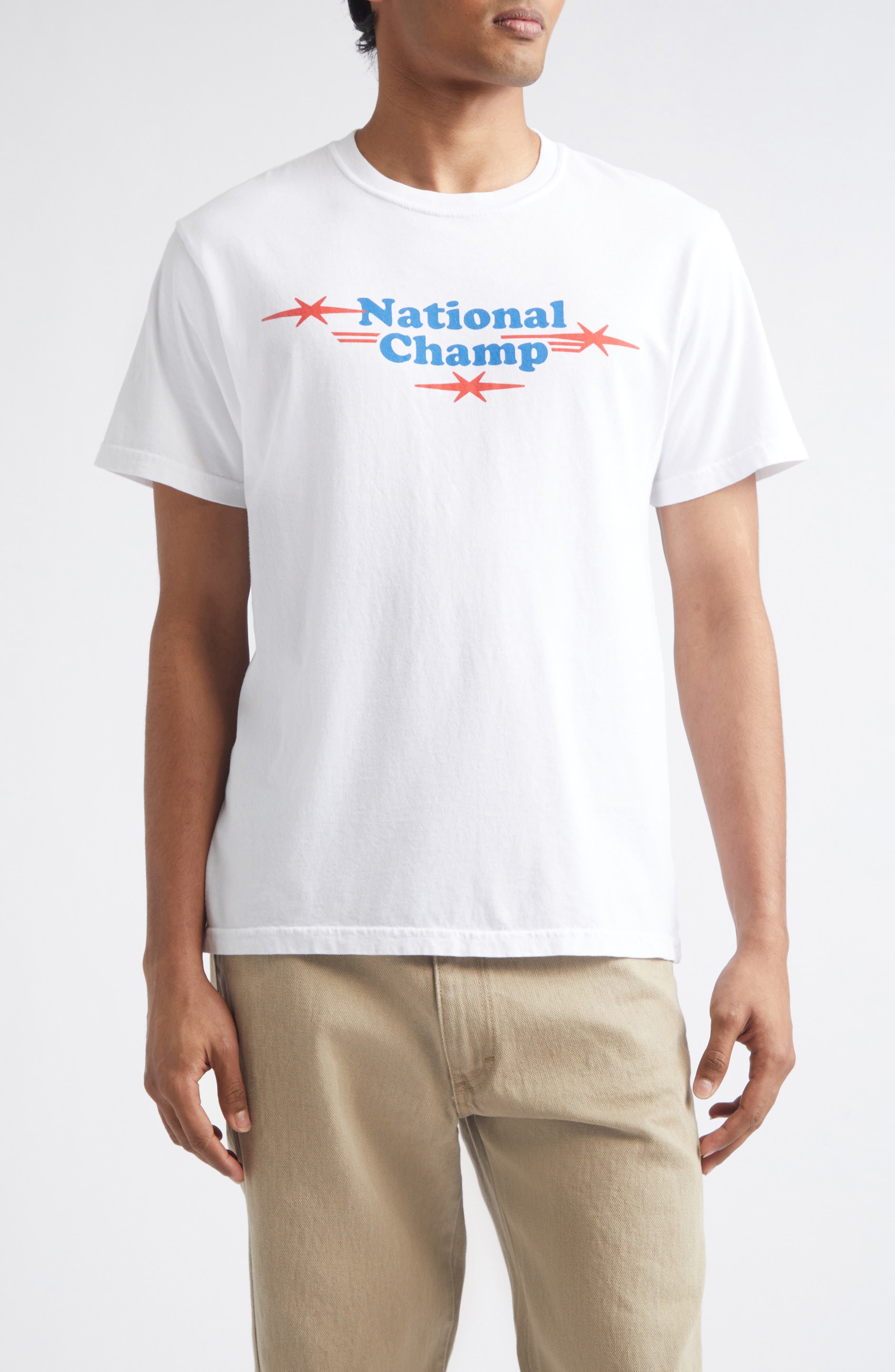Phipps National Champ Cotton Graphic T-shirt In White