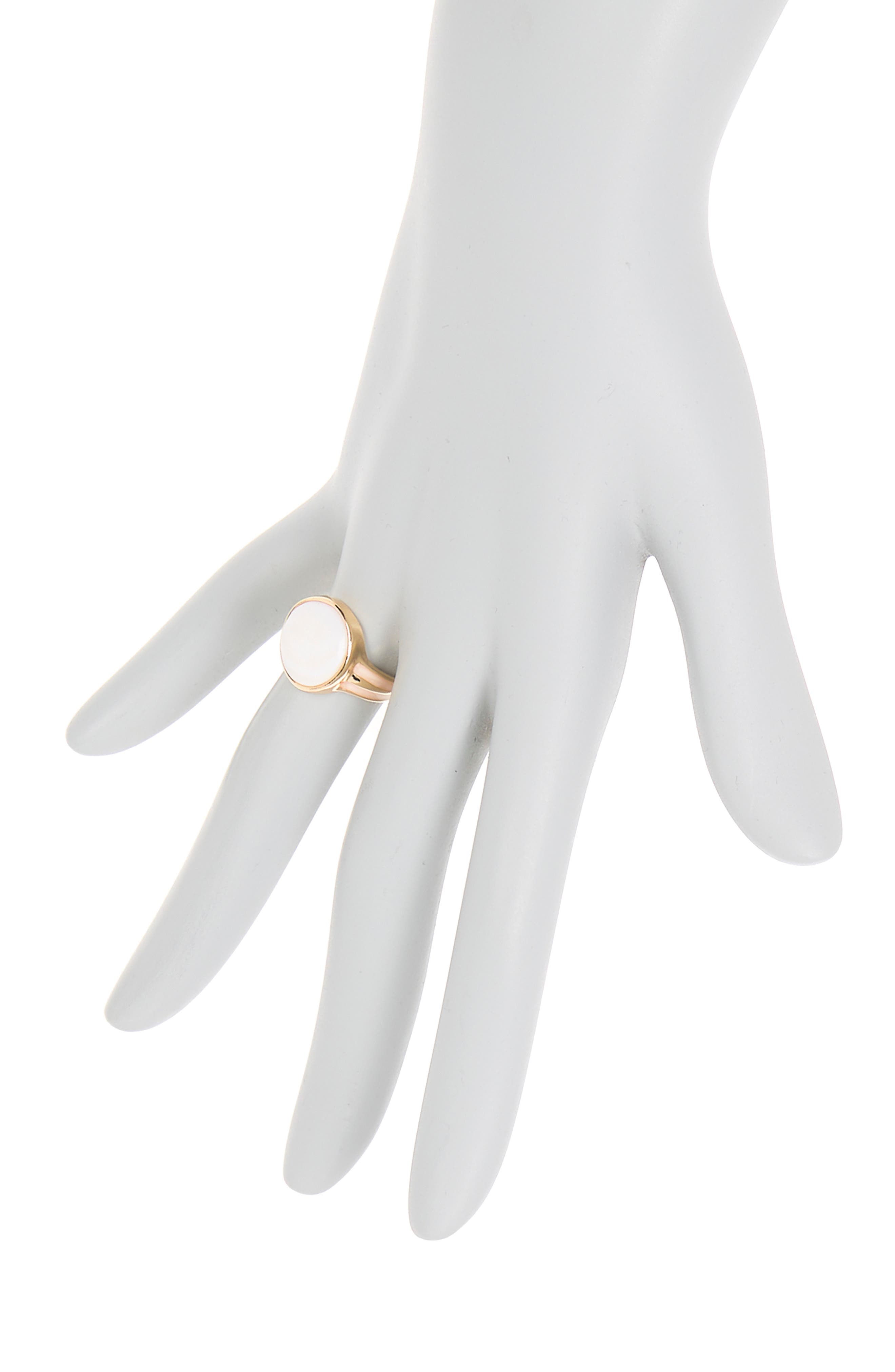 NORDSTROM RACK Statement Ring with Mother Of Pearl Inlay (Women ...