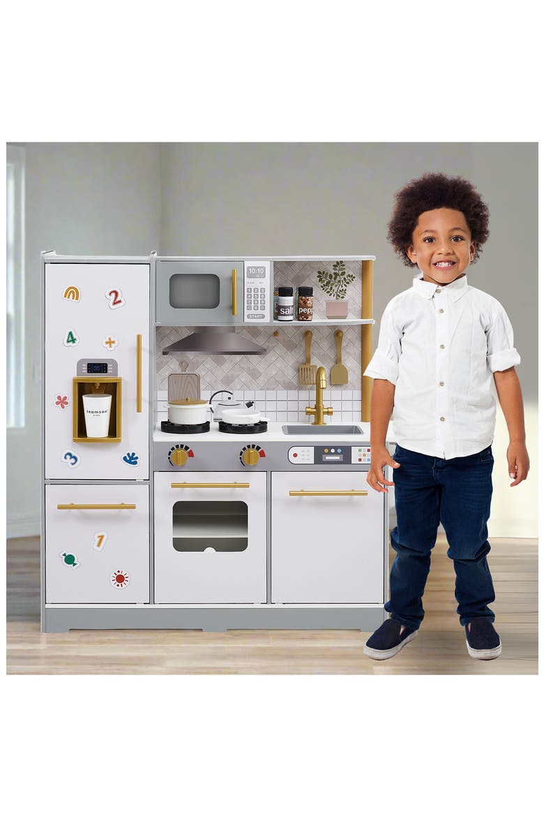 Little Chef Springfield Play Kitchen & Accessories, Alternate, color, GREY