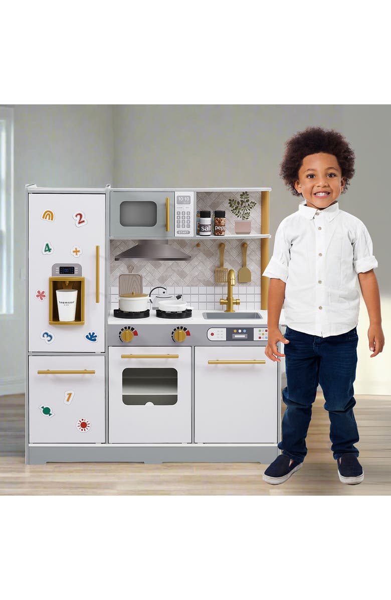 Teamson Kids Little Chef Springfield Play Kitchen & Accessories, Alternate, color, 