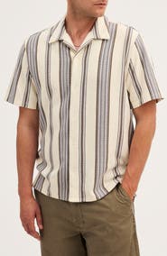 Madewell The Camp Shirt in Seaport Terry