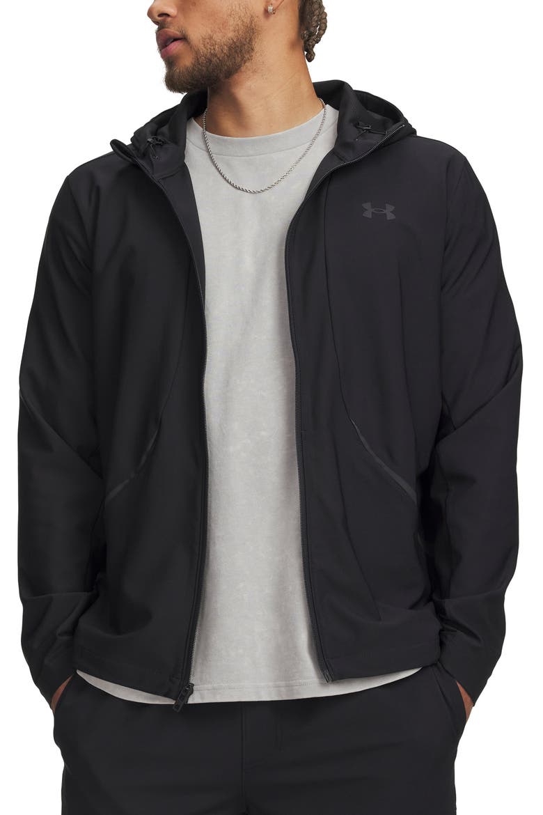Unstoppable Hooded Jacket, Main, color, BLACK