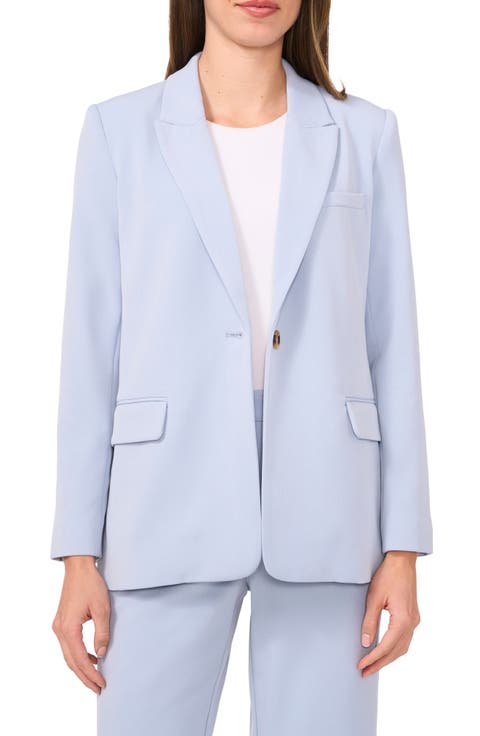 Single Button Relaxed Blazer