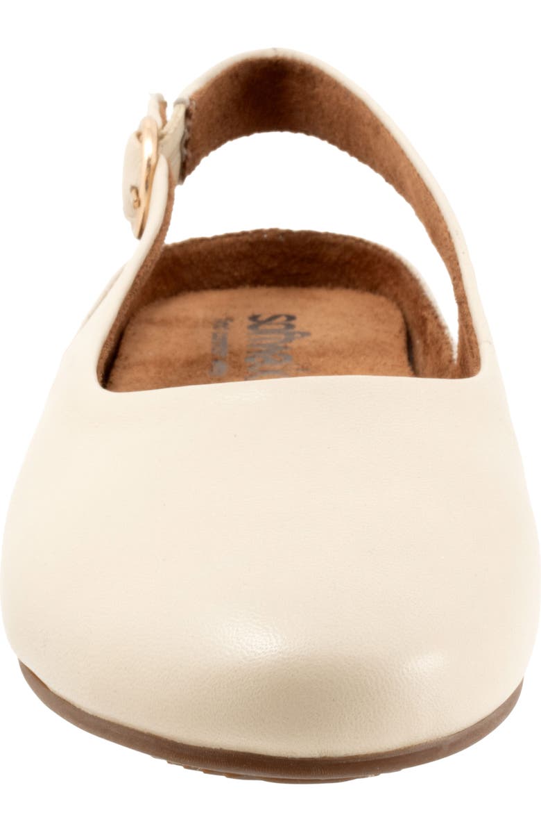 SoftWalk<sup>®</sup> Sandy Slingback Flat, Alternate, color, Ivory