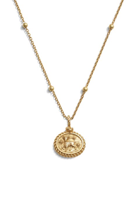 Zodiac Pendant Necklace