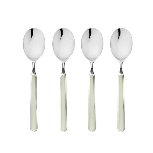 Mepra Fantasia American Coffee Spoon Set In Green