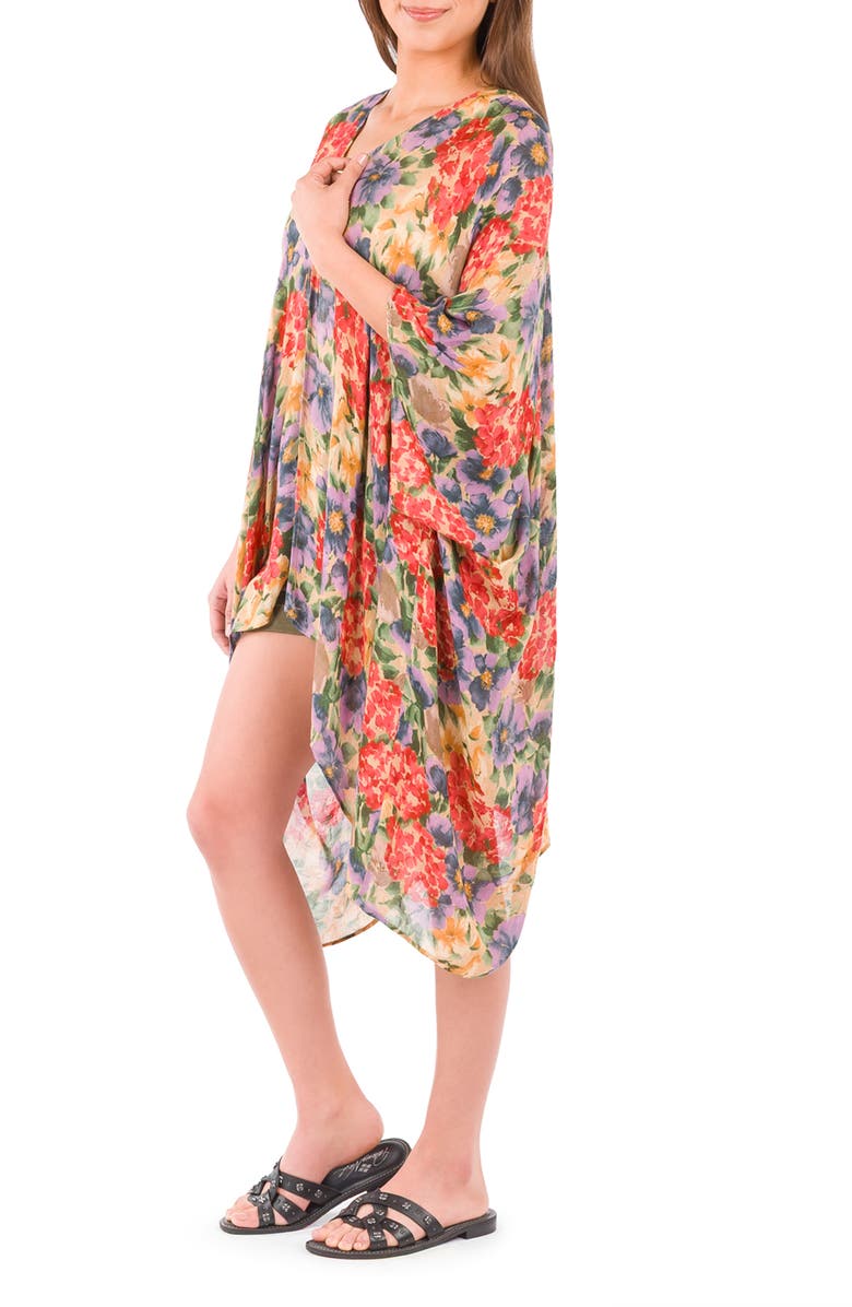 Patricia Nash Floral Short Ruana, Alternate, color, 