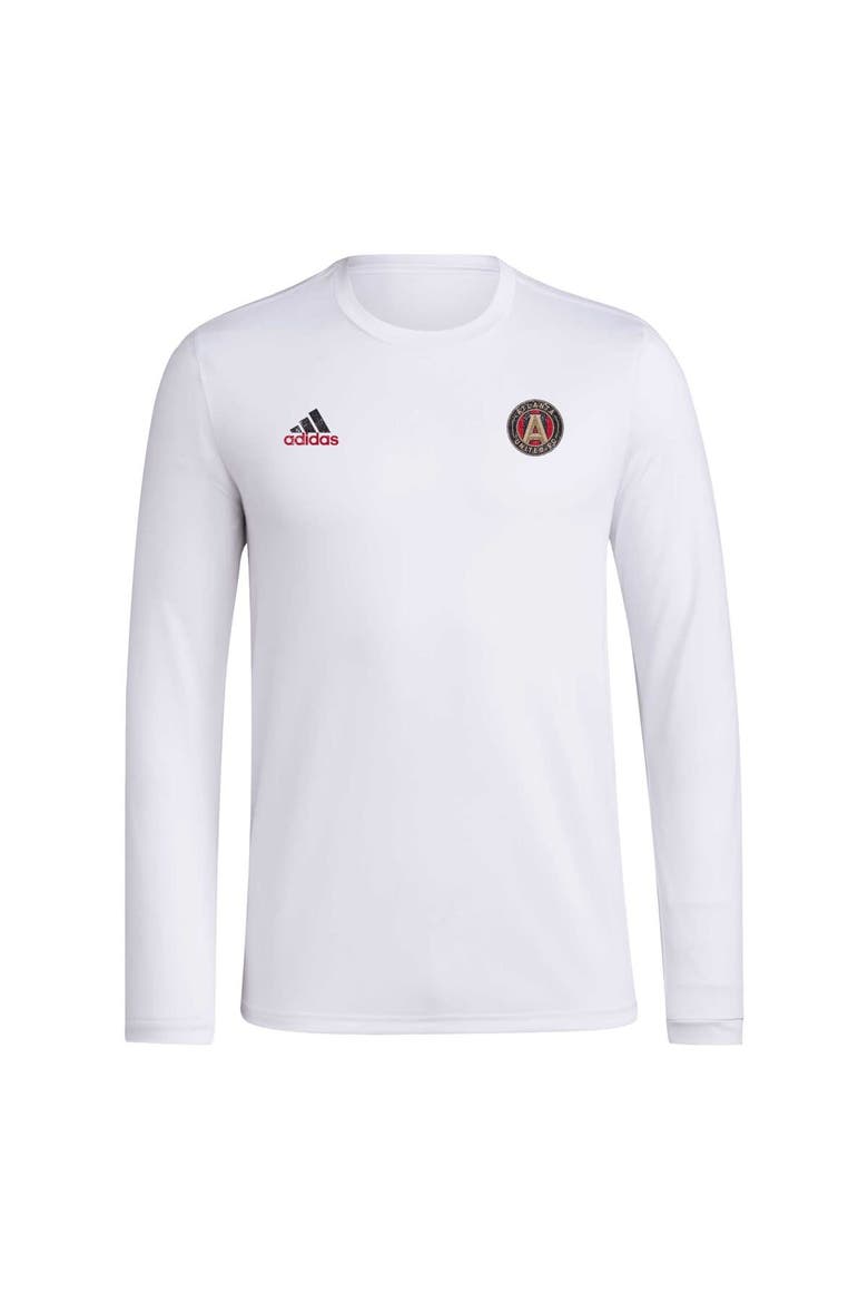 Men's adidas White Atlanta United FC Local Stoic Long Sleeve T-Shirt, Alternate, color, White