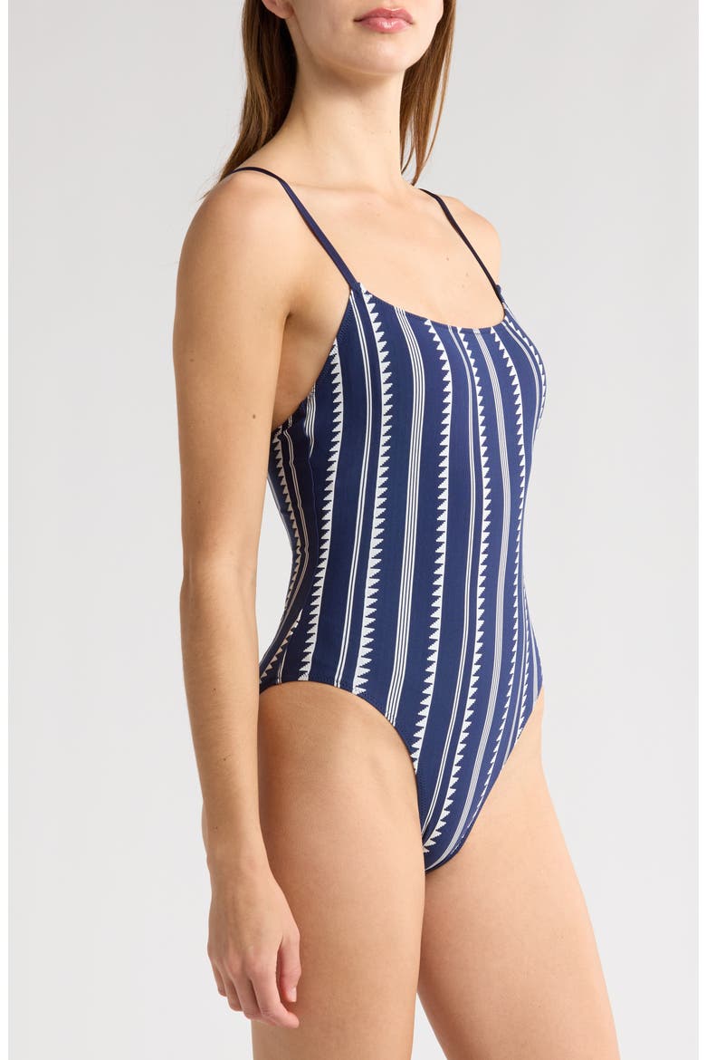 Elene One-Piece Swimsuit, Alternate, color, NUNU NAVY