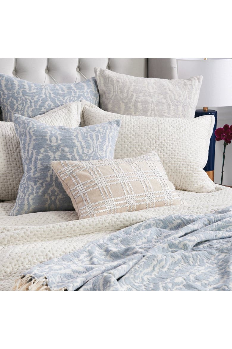 Mila Alabaster Cotton Standard Sham 20" x 26", Alternate, color, White