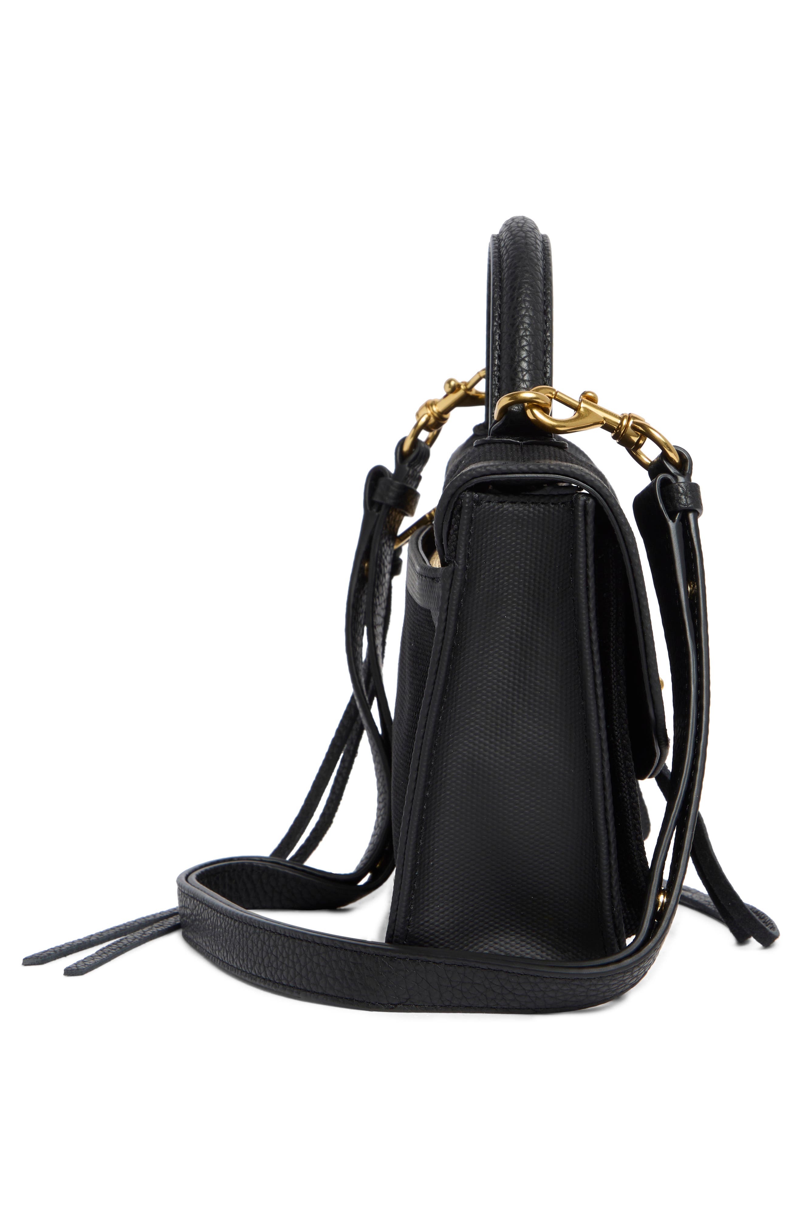 Rebecca Minkoff Darren Small Canvas Top Handle Satchel, Alternate, color, 