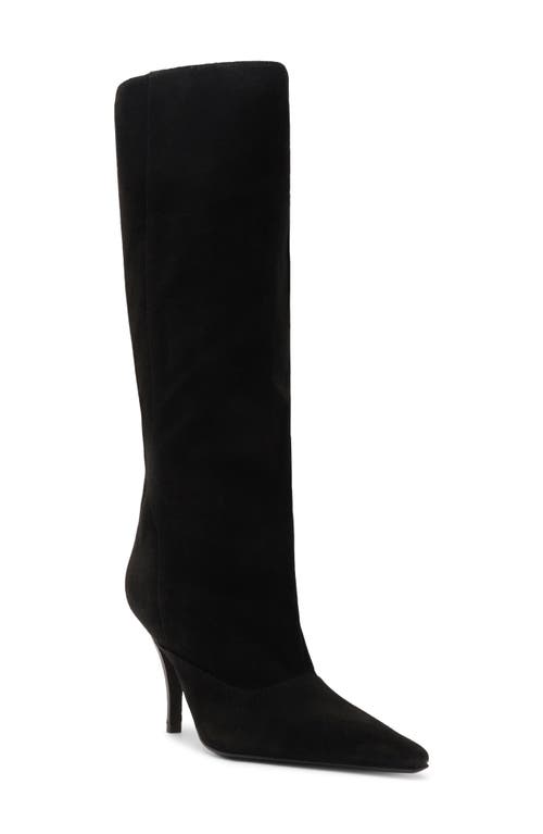 Schutz Rudy Pointed Toe Boot In Black