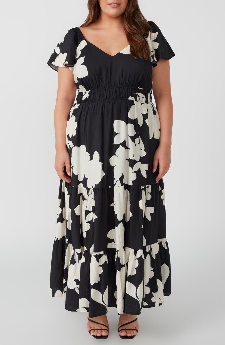 Estelle Miranda Floral Midi Dress | Nordstrom