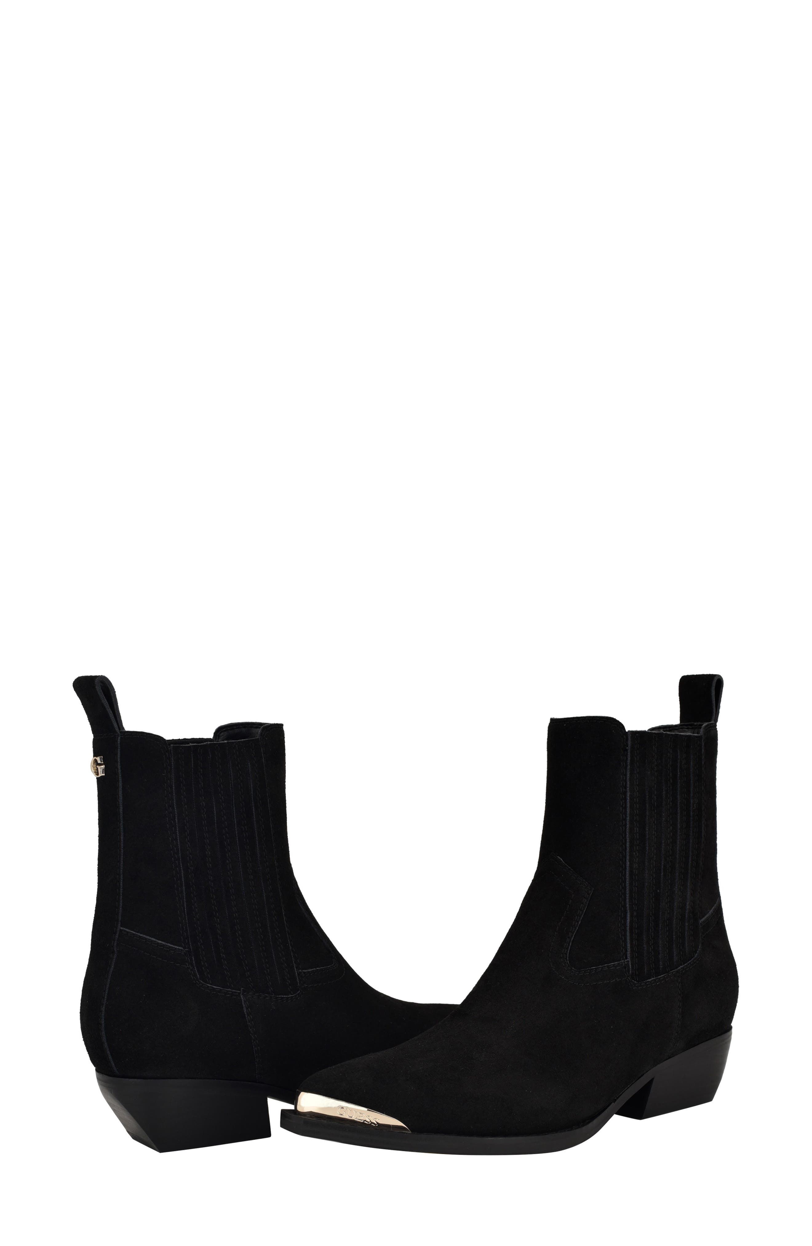 GUESS Lanna 3 Bootie, Alternate, color, Black