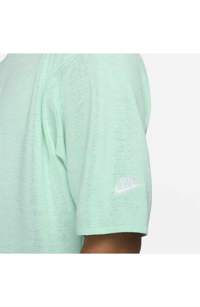 Nike Engineered Short Sleeve Sweater, Alternate, color, Light Green